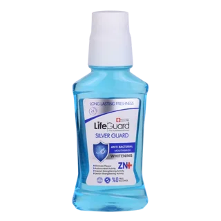 دهان شویه بزرگسال سفیدکننده (Silver Guard) برند لایف گارد با حجم 270 میلی لیتر