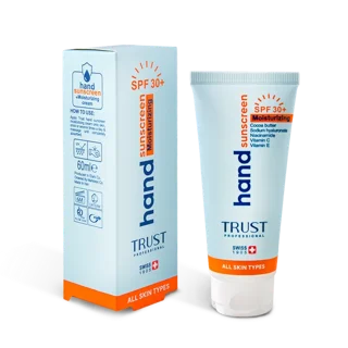 کرم تخصصی دست ضدآفتاب و آبرسان +SPF30 بی‌رنگ تراست